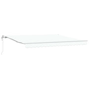 Tettuccio Elettrico Retrattile Bianco 400 × 300 cm 3330625