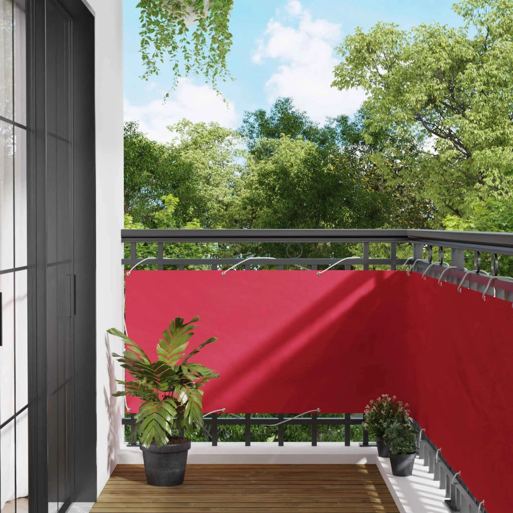 Schermo da balcone-Pannello per balcone Borgogna 75 x 600 cm