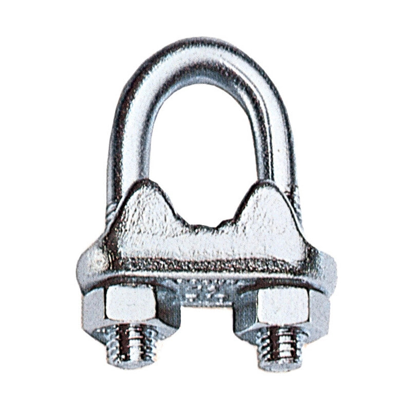 BL MORSETTO P/FUNE ACCIAIO D  5 MM  5 PZ*- 5,0 blister