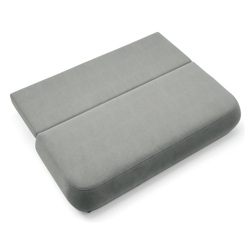 Brugnato, Divano Letto 2 Posti Contenitore, 210x106 cm Grigio