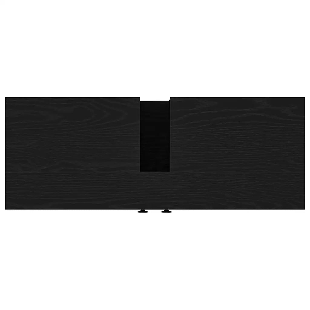 Armadio per Lavabo da Bagno Rovere nero 80 x 30 x 60 cm 862237