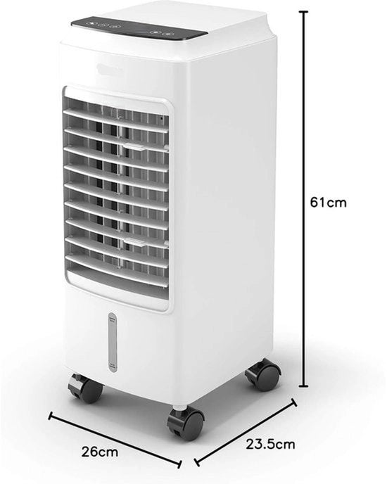 Aircondizionatore portatile - raffreddamento dell'aria - 4 Litri serbatoio d'acqua - raffreddatore portatile dell'aria.