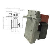 MOTORIDUTTORE STUFA A PELLET K9115068 KENTA 30WATT 2RPM ORARIA ASSE 9,5MM - UNIVERSALE