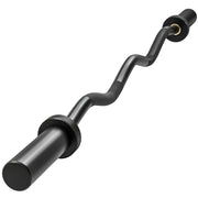 Asta per Sollevamento Pesi ¨C Minimal ¨C 5 cm Manicotti, Acciaio, 100 kg Capacita, Nero
