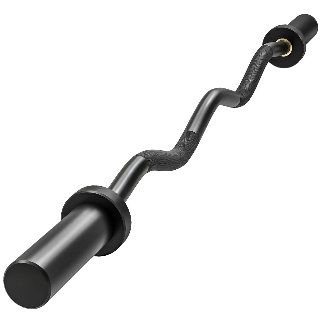 Asta per Sollevamento Pesi ¨C Minimal ¨C 5 cm Manicotti, Acciaio, 100 kg Capacita, Nero