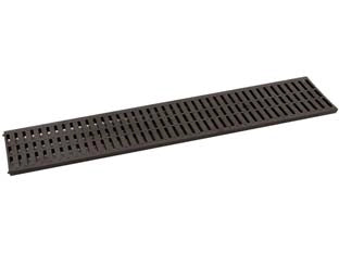 GRIGLIA IN ABS PER CANALETTA IN ABS CM.100X20  cm.100x20x3,6h.