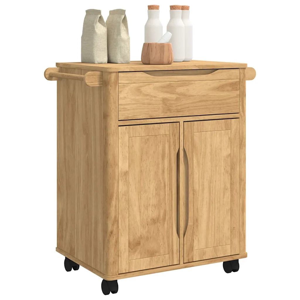 Carrello da Cucina FLORO Marrone cerato 72,5 x 45 x 80 cm 42011249
