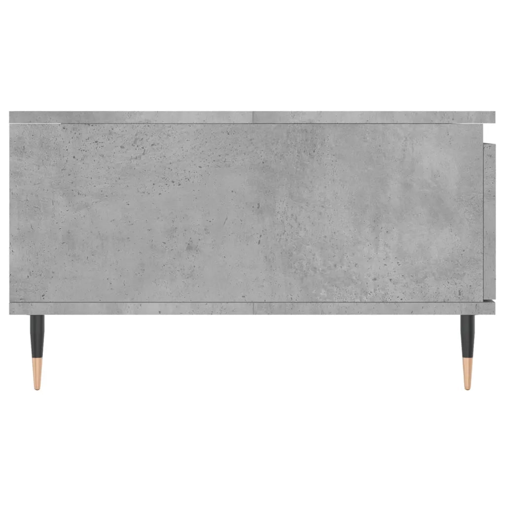 Tavolino da Salotto-Tavolino da soggiorno-Tavolo Grigio Cemento 90x60x35cm Legno Multistrato 942204