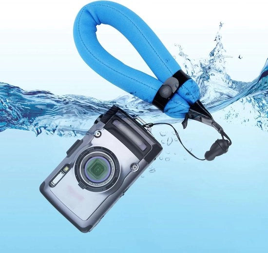 Pulsante flottante per macchine fotografiche subacquee - Blu - TG-7 TG-6 TG-5 TG-4 W300 W100 GoPro Panasonic