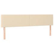 Testiera | Testata Crema 180x5x78/88 cm in Tessuto