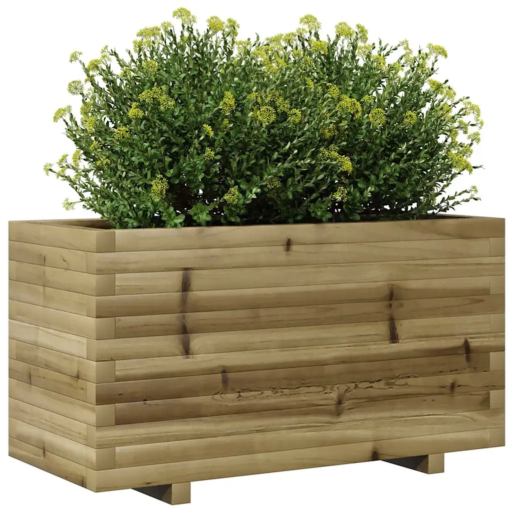 Fioriera da Giardino 90x40x49,5 cm in Legno di Pino Impregnato 847377