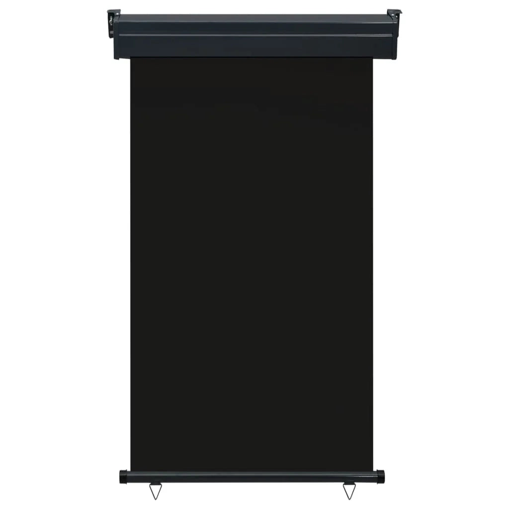 Tenda da sole laterale per balcone 100 x 250 cm nera 02_0007003