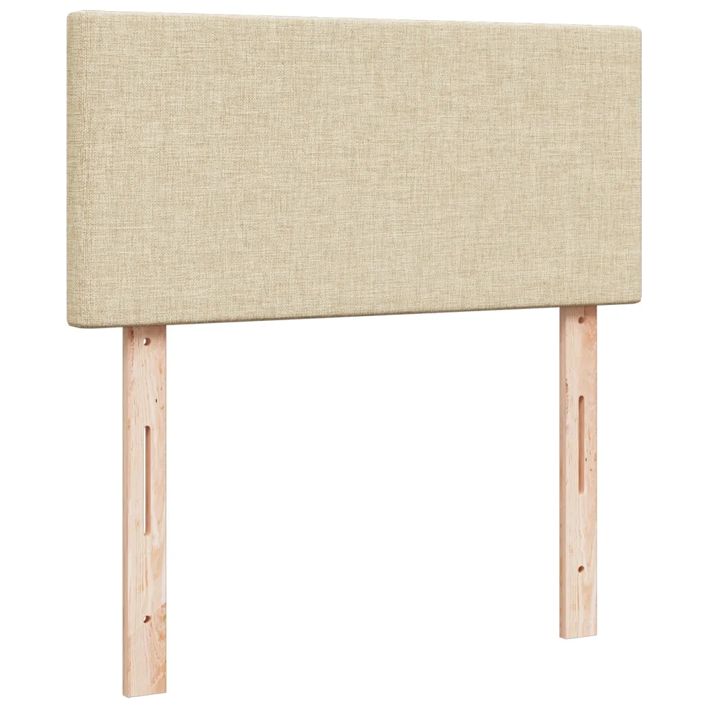 Giroletto a Molle con Materasso Crema 90x200 cm inTessuto 3286561