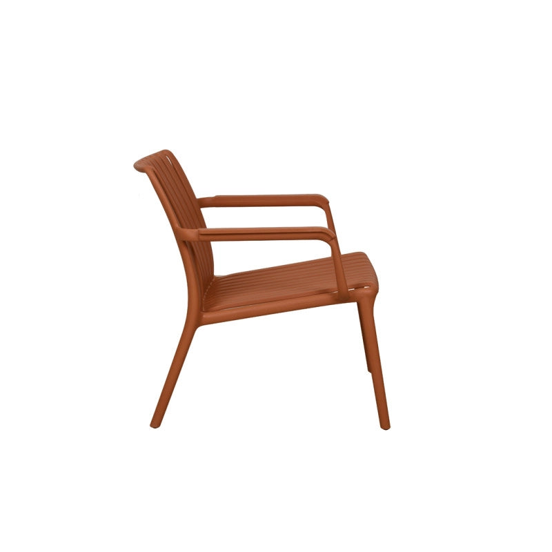 Poltrona Balcony Set Valencia Resina Mattone Moia