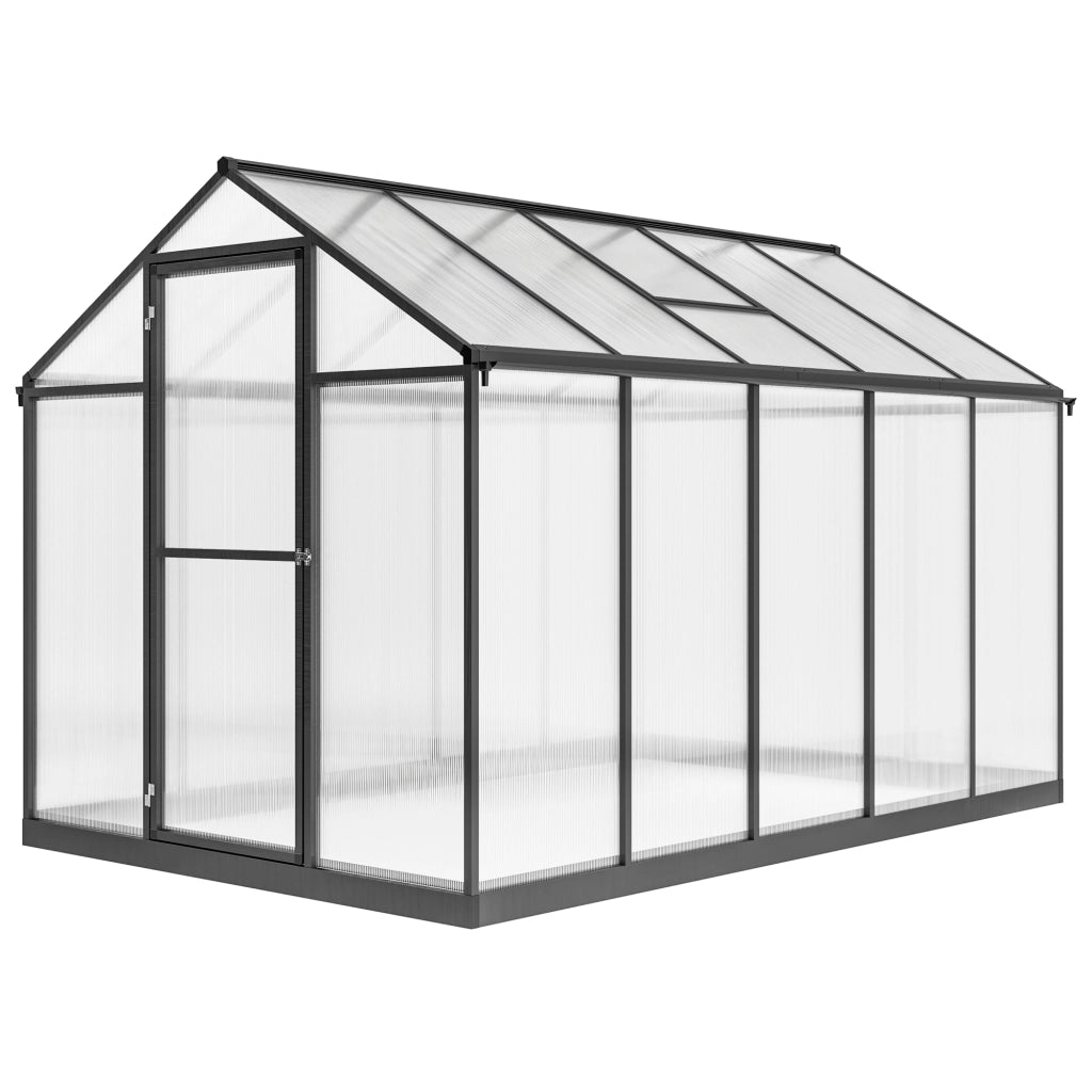 Serra da giardino in alluminio e policarbonato ¨C Xylo ¨C 303x183x195cm con finestre regolabili trasparente