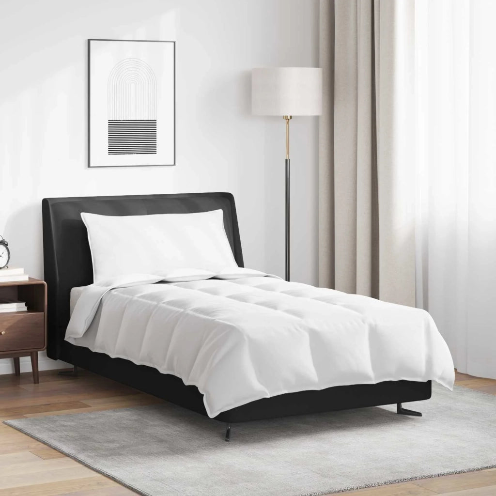 Piumone | Duvet 2-in-1 con cuscino 2 pz Bianco Piuma d'anatra