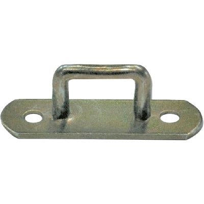 CAVALLOTTO FISSO RETTANGOLARE 926 - ZINCATO GIALLO S.MM 5,0 MM 25X 15- 10 pezzi