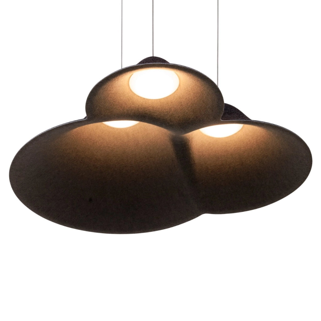Lampada a sospensione tripla Maxlight Bellmond LED 21W nera