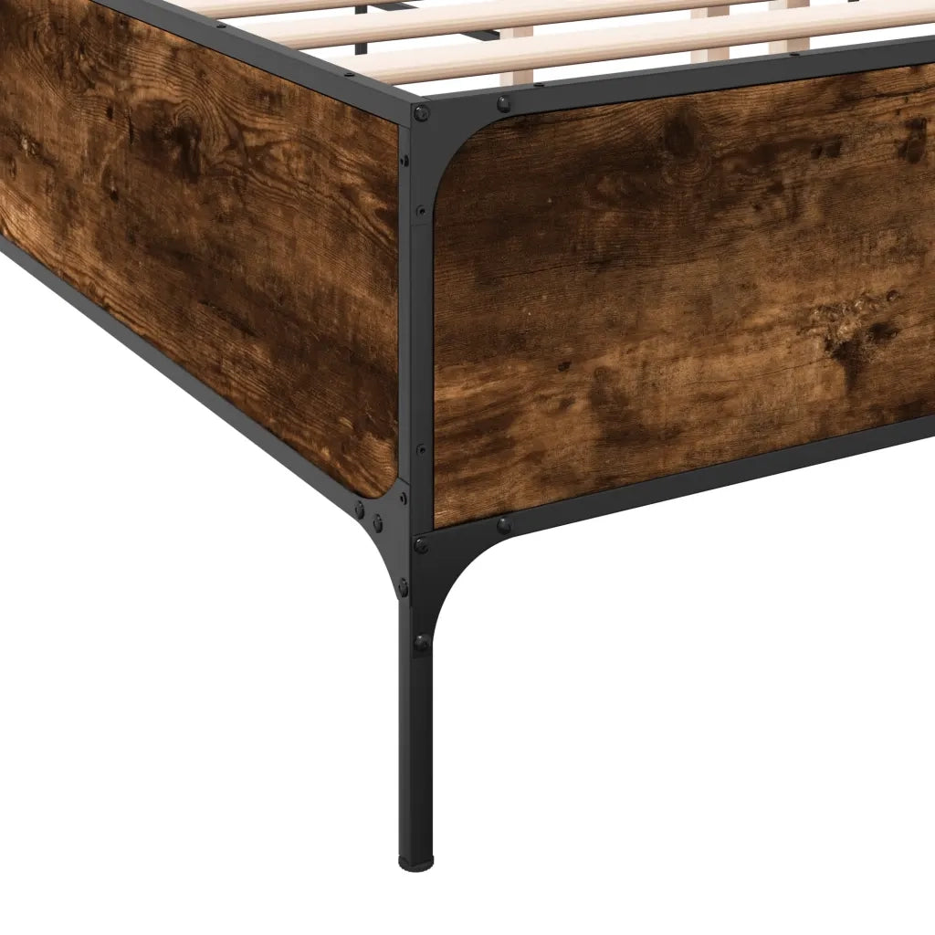 Giroletto Rovere Fumo 135x190 cm in Legno Multistrato Metallo 3279814