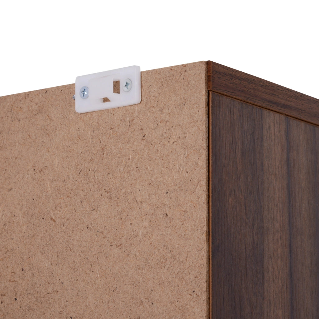 Libreria per CD e DVD ¨C Minimal ¨C Marrone 102x23.5x195 cm
