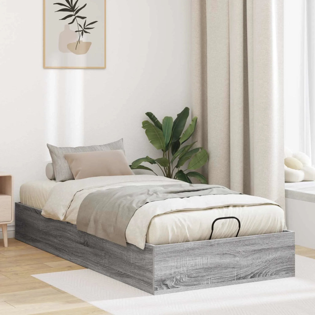 Letto ottomano Sonoma grigia 193 x 75,5 x 25 cm 3409306