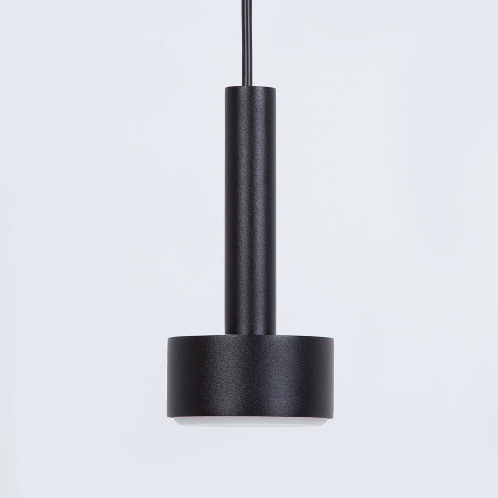 Lampada a sospensione nera minimal STAMP GX53 12W Sigma