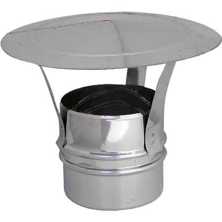 FUMAIOLO TONDO A CAPPELLO 'CINESE' Ø 120 mm