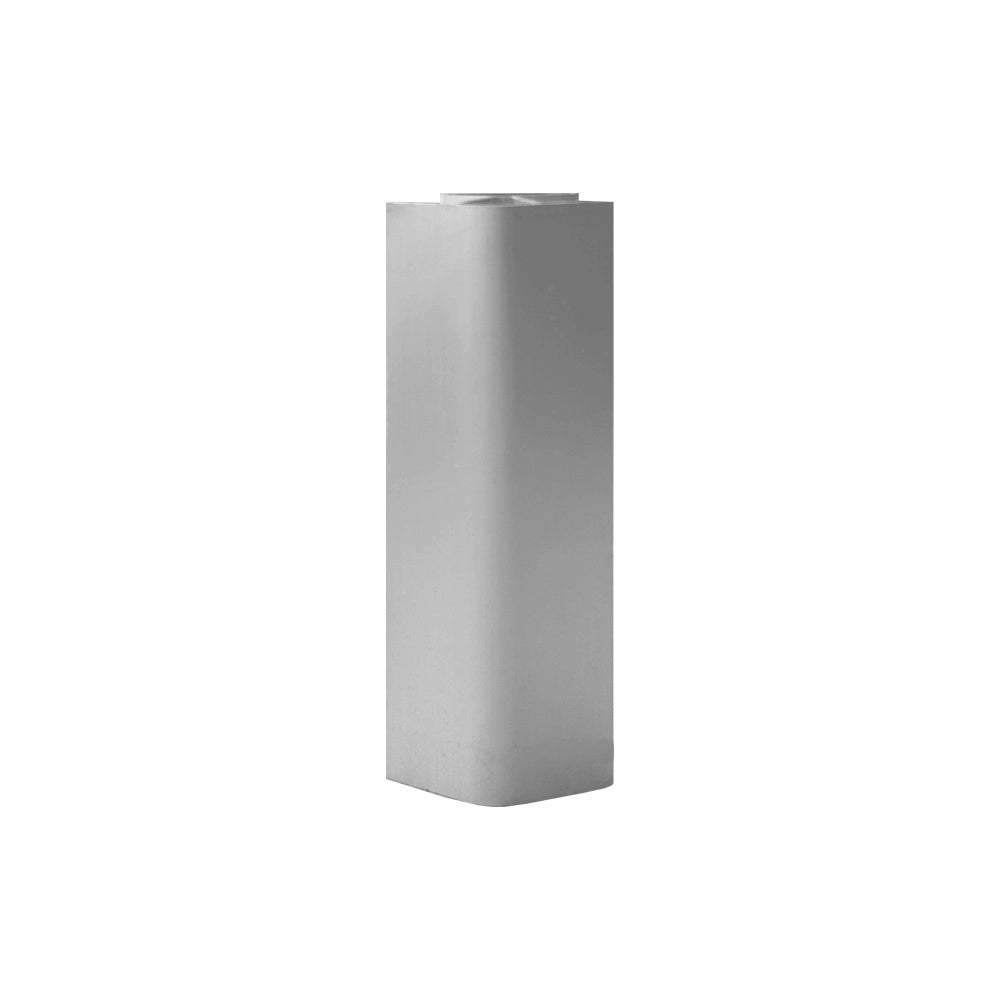 Angolare per zoccolo cucina 90° alluminio satinato h9.7 ANGOLAREH97AL