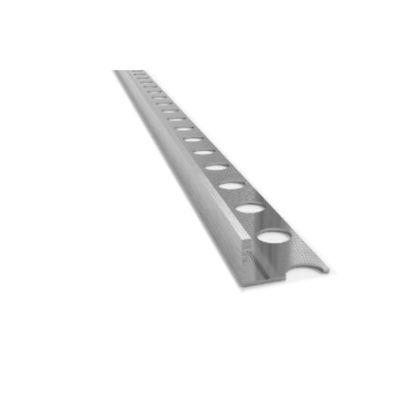 Giunto di delimitazione in alluminio 2,5 metri : Modello - 8 MM SPAZZOLATO