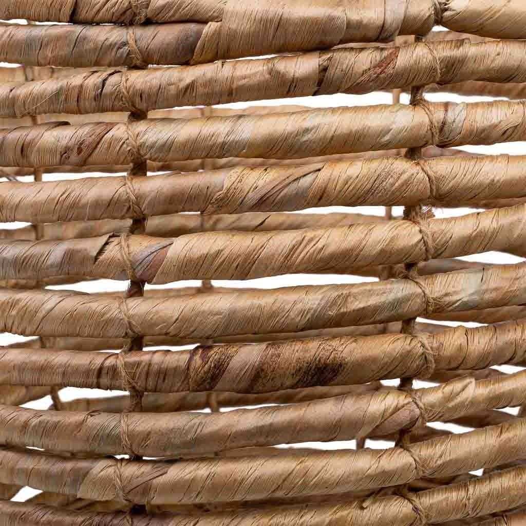 Cesto in fibra naturale marrone D37x29/36
