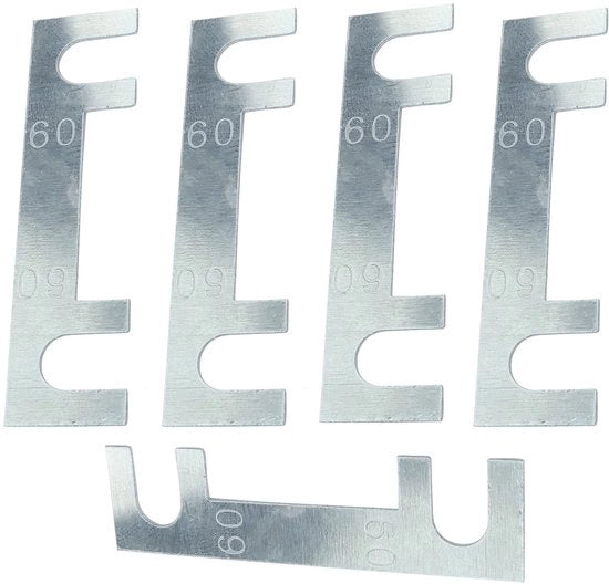 Set di 5 Interruttori di Sicurezza per Alte Tensioni - 5 x 60A - Tabblade per Interruttori - Formato Compatto - Sicurezza affidabile - Adatto per applicazioni elettriche