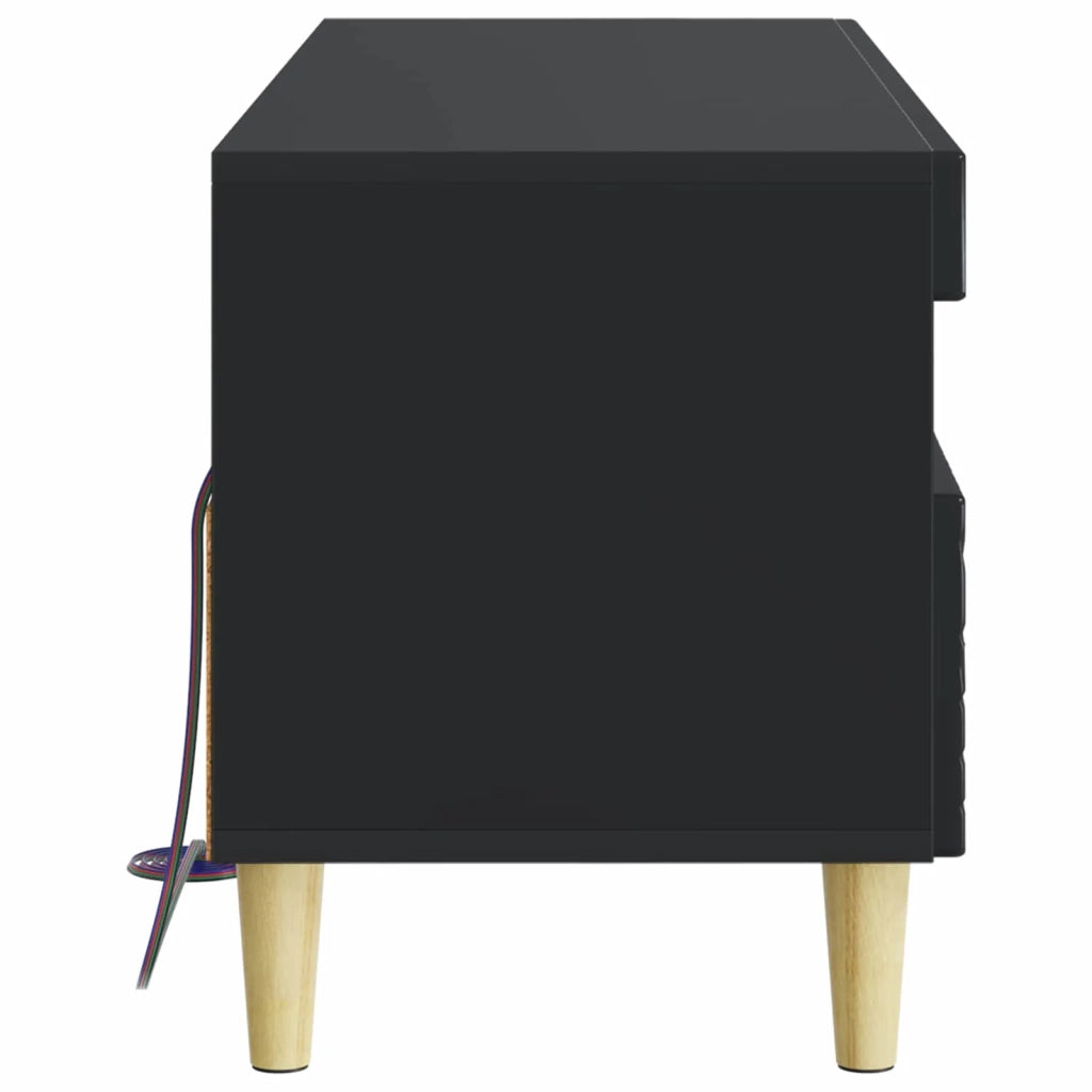 Mobile TV LED Nero Legno ingegnerizzato 897216
