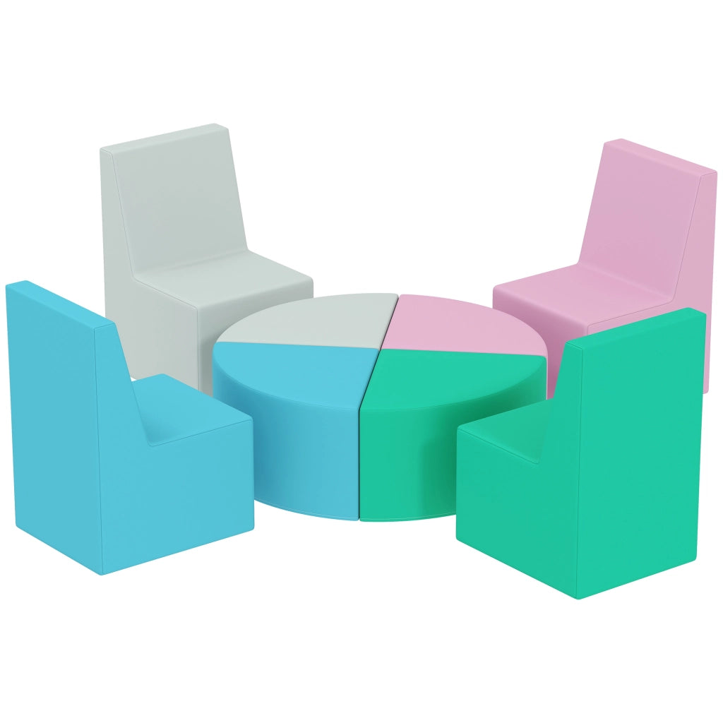 Set sedie e tavolo per bambini ¨C zephmum ¨C multicolore