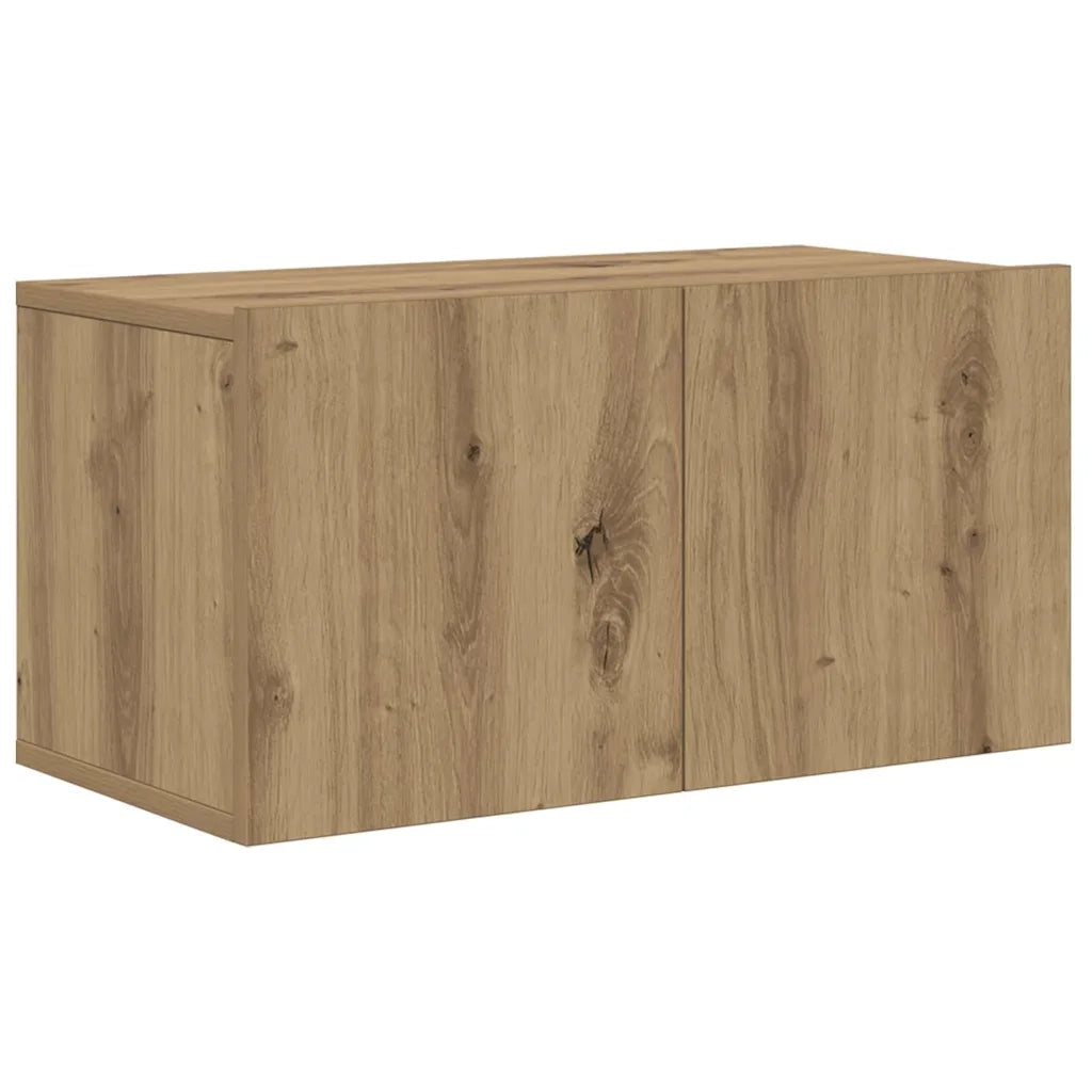 Set mobile TV 6 pz-Credenza per TV Rovere artigianale Legno multistrato 175961