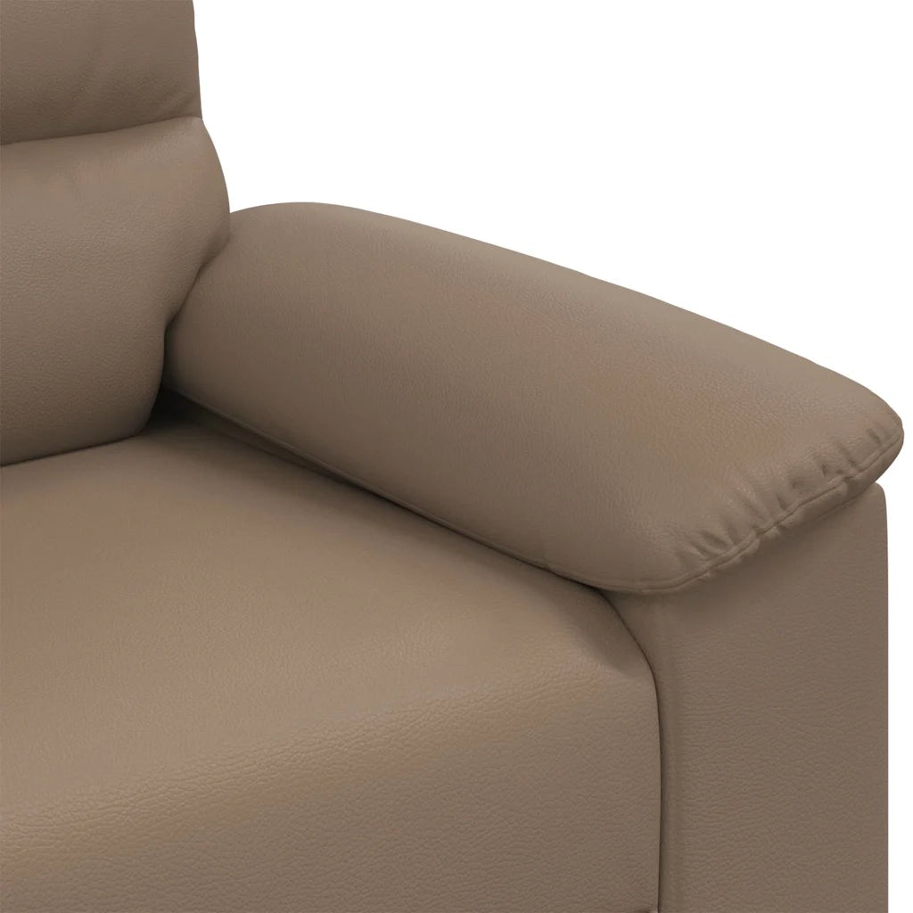 Poltrona | Sedia Relax Cappuccino 100x81x84 cm in Similpelle