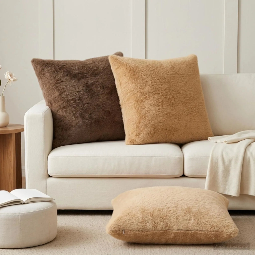 Federa 6 pz HEERLEN Crema 70 x 70 cm 913460