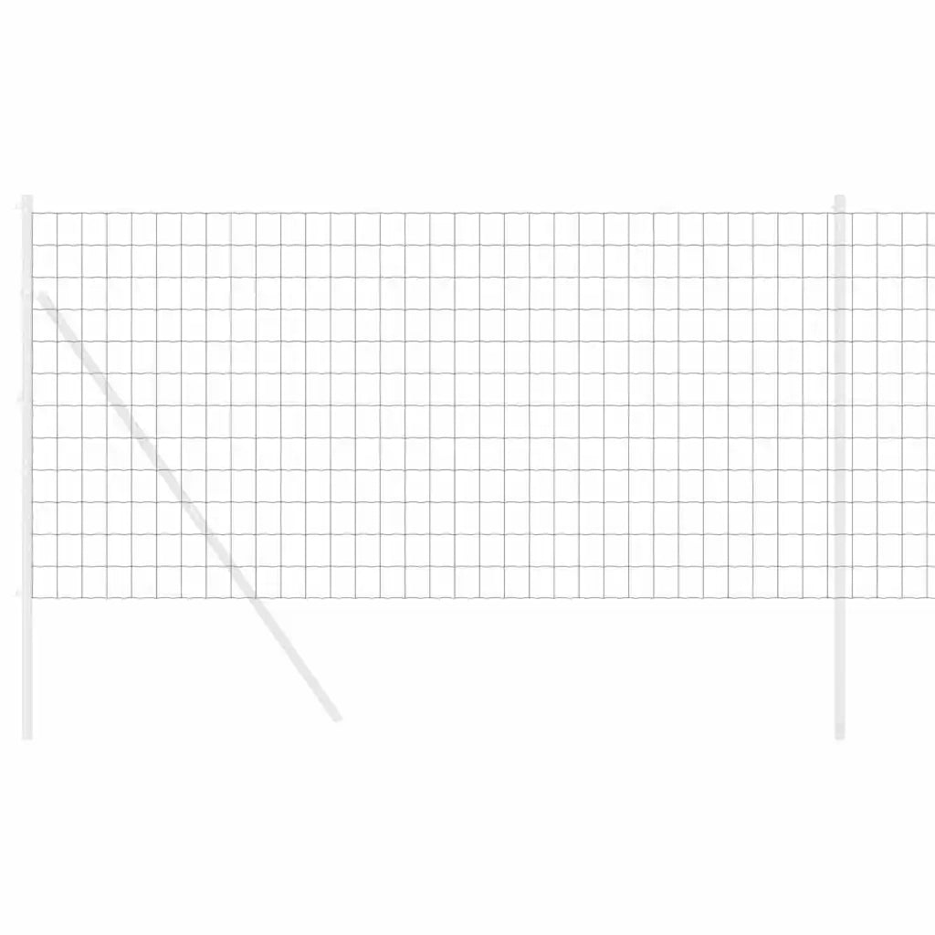 Recinzione Euro Grigio 1,2 x 10 m Ferro rivestito in PVC 42004502