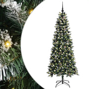 Albero di Natale | Decorazioni natalizie artificiale con 300 LED Verde 180 cm