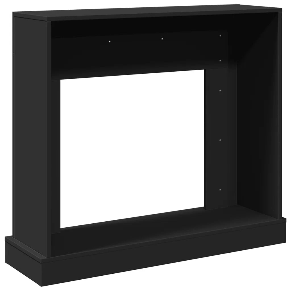 Cornice per Camino Nera 100x30x87,5 cm in Truciolato 854563