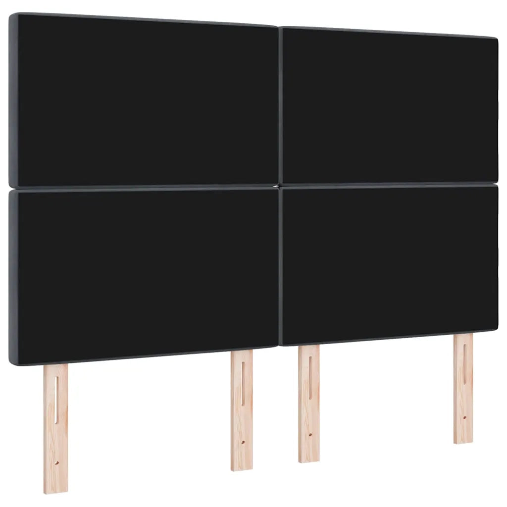 Testiera LED con strisce LED Grigio scuro 160 cm Velluto 3338367