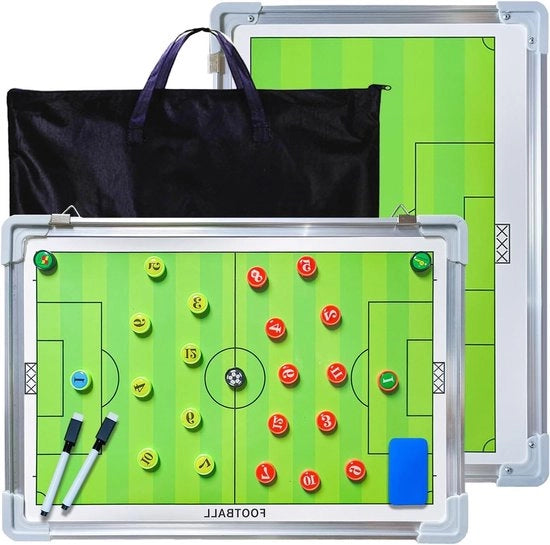 Tattica di calcio trainer di magnete - strategia di allenamento portatile - partita di calcio - 53 cm x 31 cm