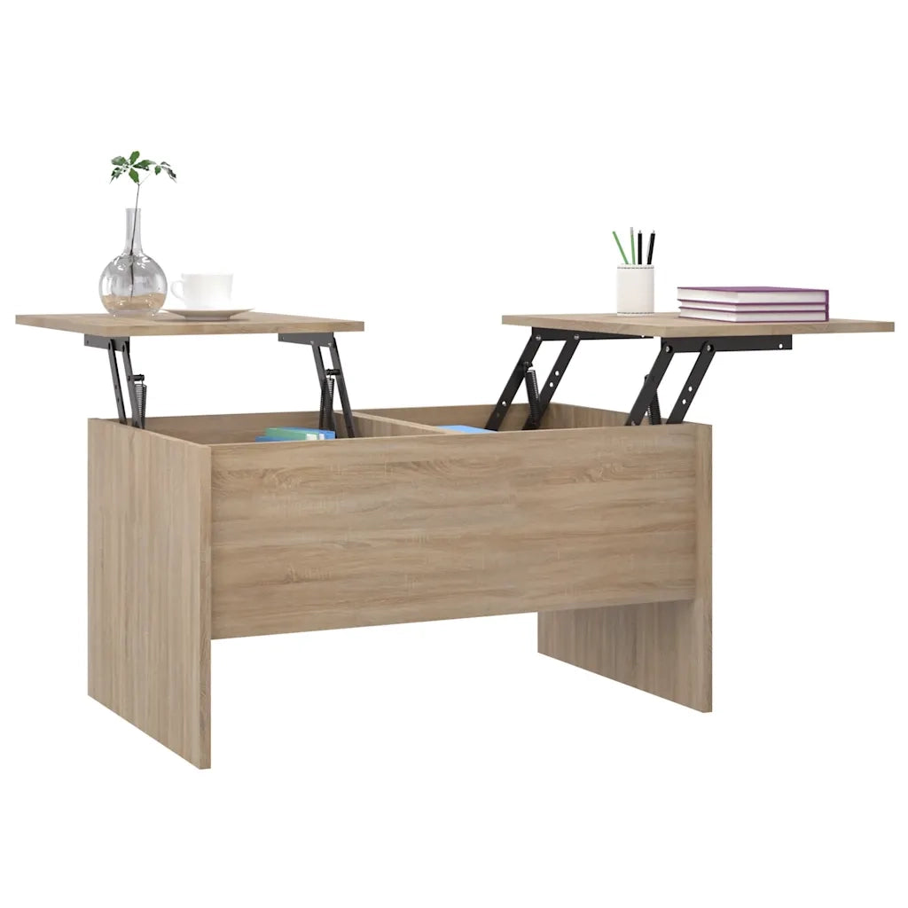 Tavolino Salotto Rovere Sonoma 80x50x42,5 cm Legno Multistrato 809731