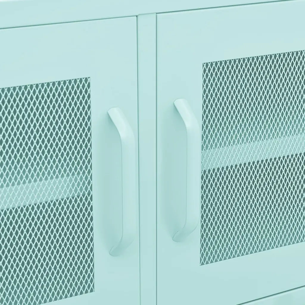 Mobile TV | Armadietto TV | Mobile Porta TV Menta 105x35x50 cm in Acciaio