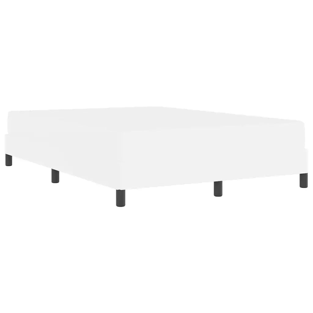 Struttura del letto-Giroletto-Rete del Letto Bianco Puro 160 x 200 cm Tessuto