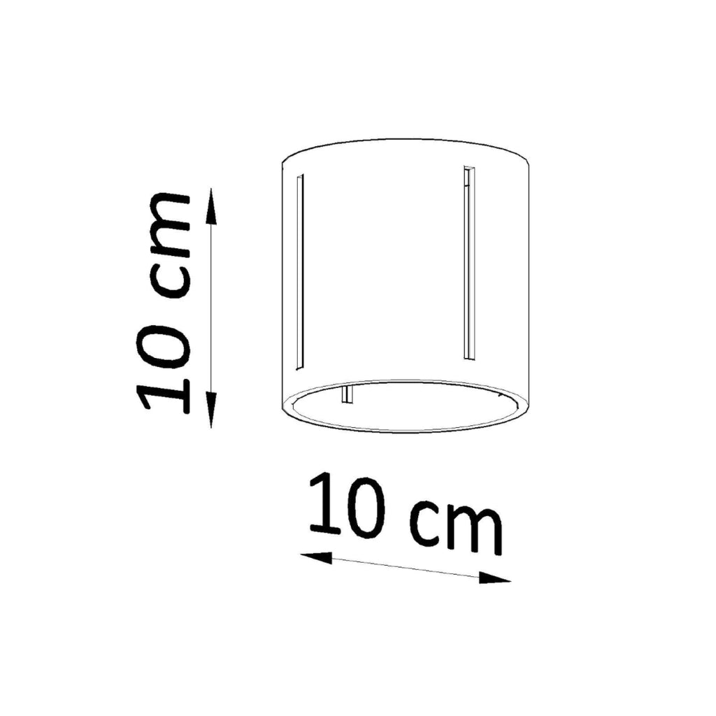 Lampada da soffitto INEZ nero