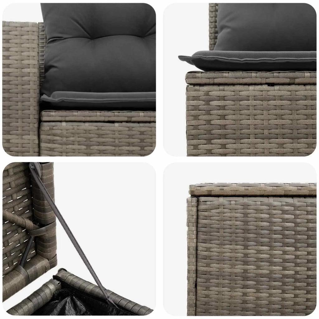Set di divani 5 pz Grigio e Grigio Scuro 3447880