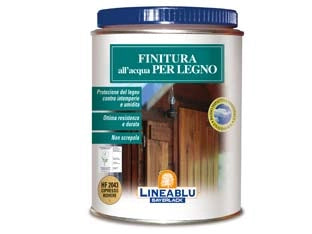 FINITURA ALL'ACQUA PER LEGNO  HF 2040 trasparente satinato ml.750    SAYERLACK