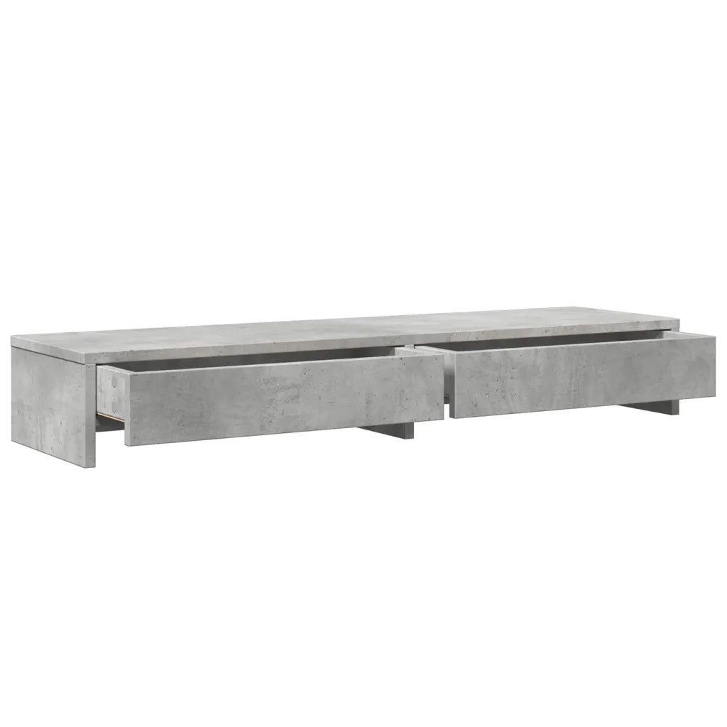 Supporto Monitor con Cassetti Grigio 100x27x15 cm in Truciolato CFW1191392