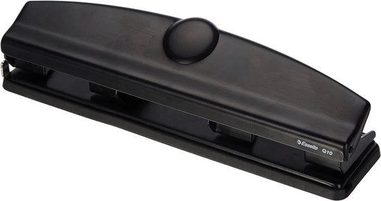 Perforatore 4 fori - adatto per 10 fogli - nero