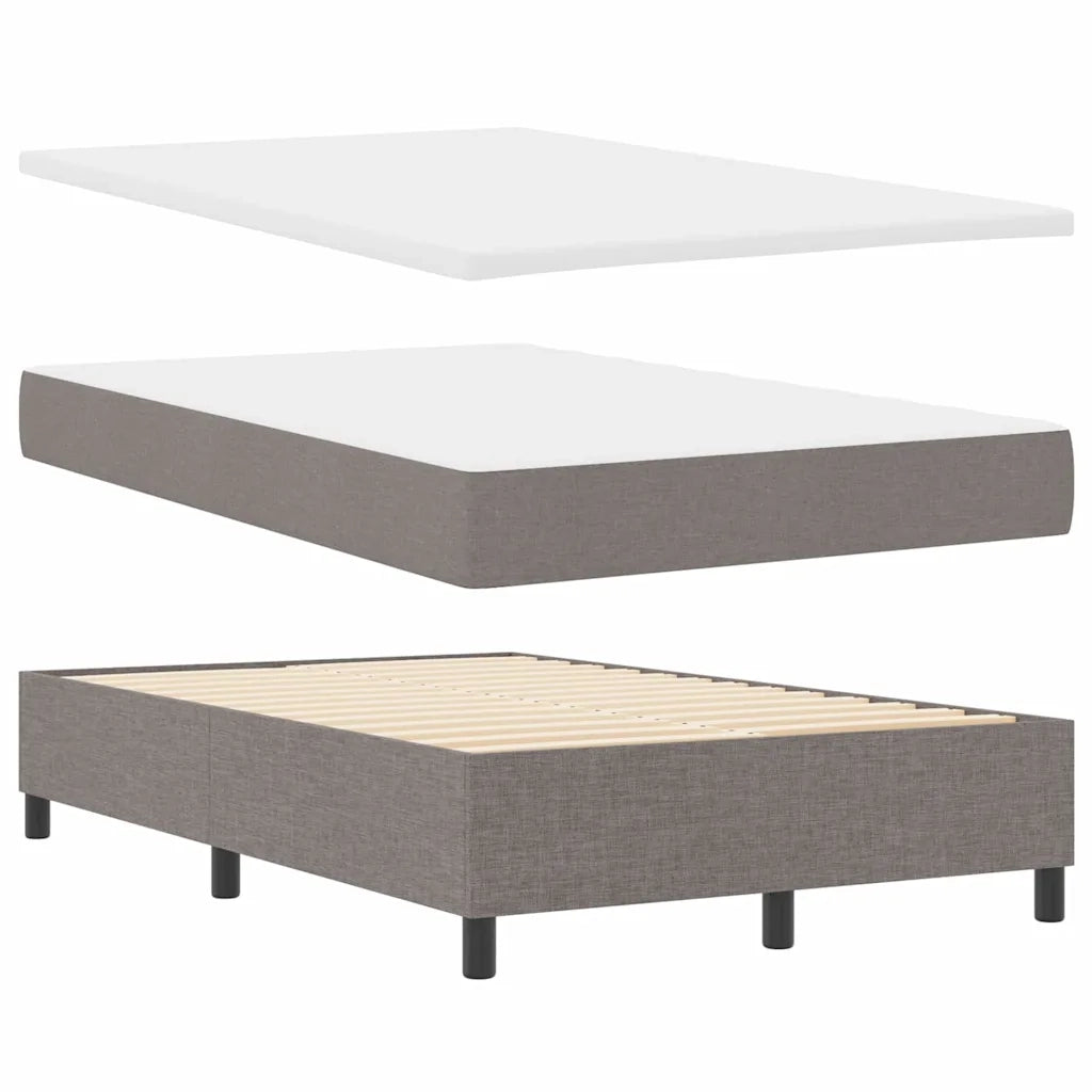 Letto a molle con materasso Talpa 120 x 190 cm Tessuto 3339375